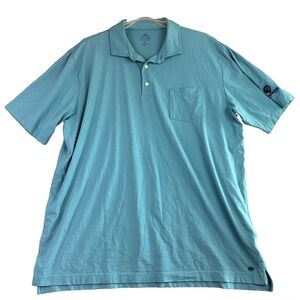 Peter Millar Mens XL Mountainside Collection Short Sleeve Polo Shirt Cuscowilla